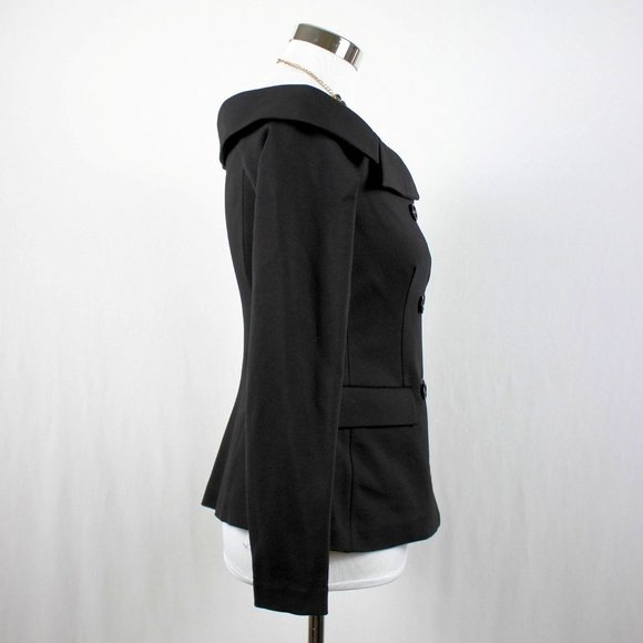 L'Agence Stephan Off Shoulder Blazer Top Small - Picture 8 of 12